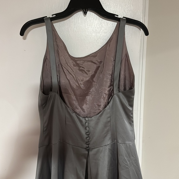 Gray size 12 gown fully lined. With bottom and back zipper. - Picture 4 of 6